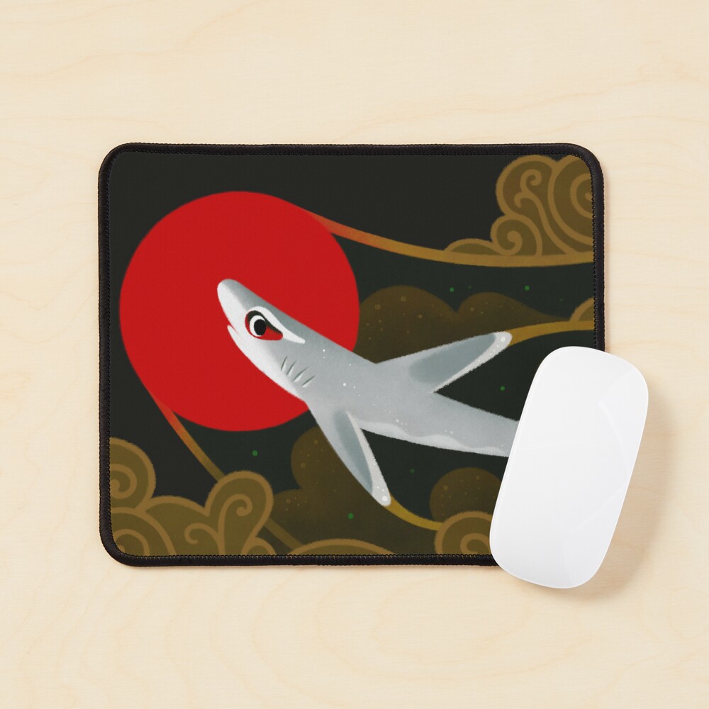 White Tip Reef Shark Mouse Pad