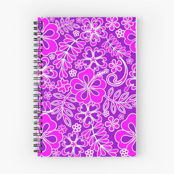 Item preview, Hibiscus Pink and Purple Pattern  designed and sold by BluedarkArt.