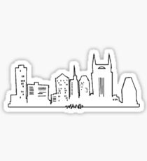 Nashville Skyline (with Nashville) Sticker