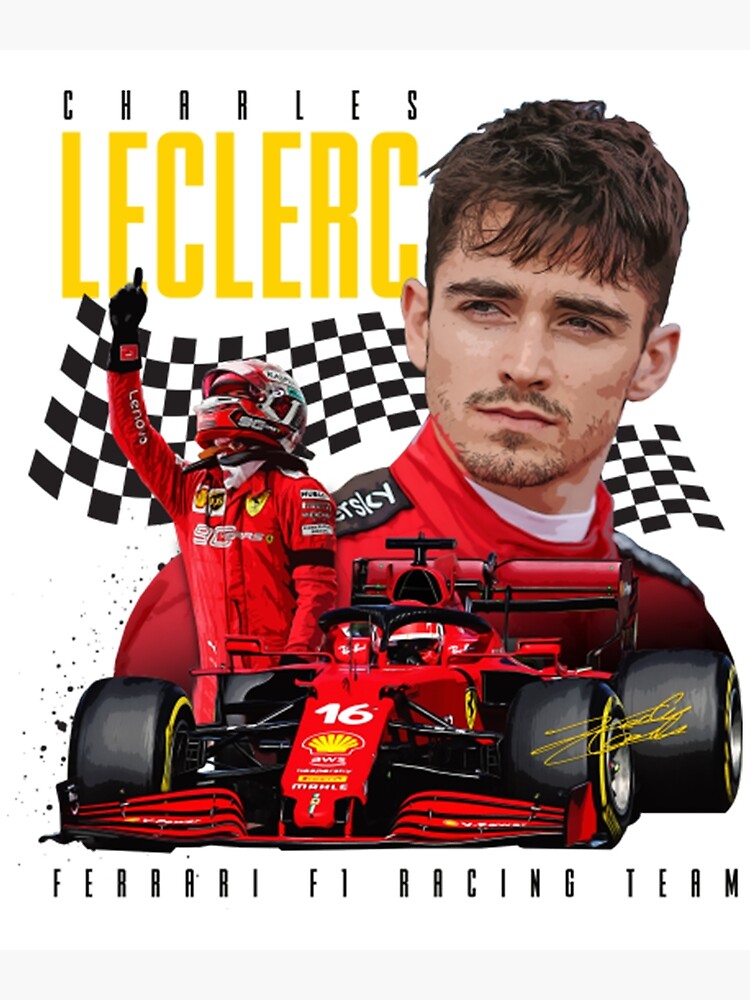 Charles Leclerc - Charles Leclerc Ferrari F1 | Postcard