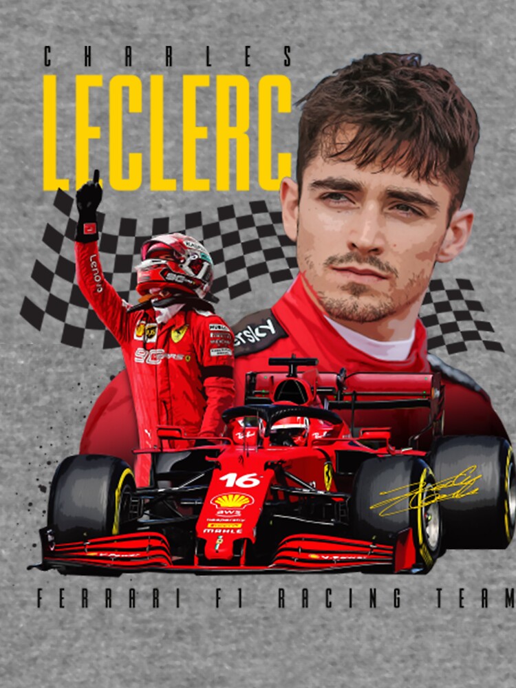 Camiseta Scuderia Ferrari F1 2022 Charles Leclerc Team (XL) Rojo, Rojo 