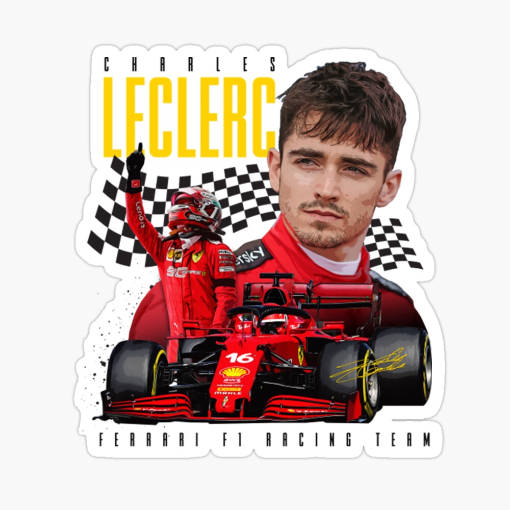 Scuderia Ferrari F1 Charles Leclerc #16 Flag Red – Paddock Collection