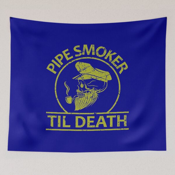 Item preview, Pipe Smoker til Death Skull Smoking designed and sold by Nostalgia-Lab.
