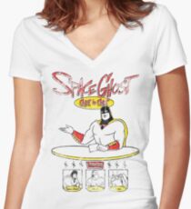 Space Ghost Coast To Coast Women's Fitted V-Neck T-Shirt