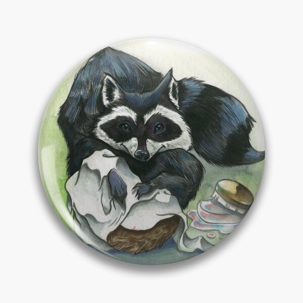 Item preview, Laundry Raccoon ~ Cute Home Decor designed and sold by Badlungsart.