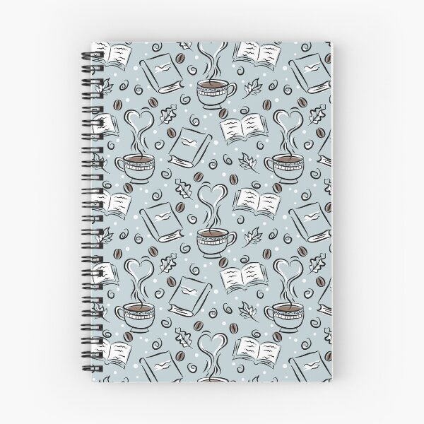 Item preview, Coffee and Books Lover Hand Drawn Pattern designed and sold by mrhighsky.
