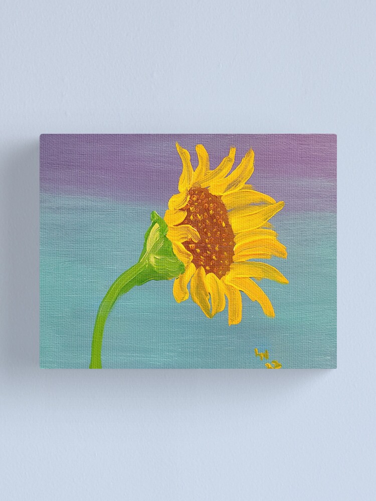 Lienzo «Un girasol para ti» de PurpleReality | Redbubble