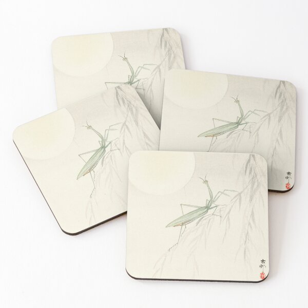 Item preview, Classical Japanese Art: Praying mantis (1900 - 1936) by Ohara Koson designed and sold by NellyShaul.