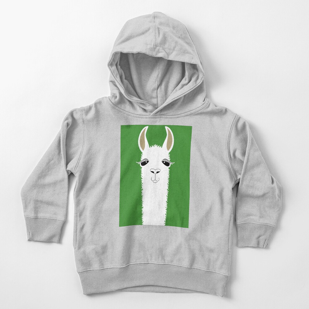 LLAMA PORTRAIT #2 Toddler Pullover Hoodie