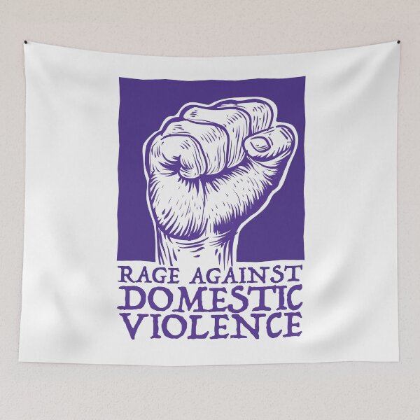 Item preview, Rage Against Domestic Violence ( Purple Vibe ) designed and sold by WULFLAND ARTS.
