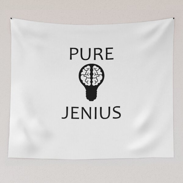 Item preview, Pure Jenius Funny Quote designed and sold by ByTekk.