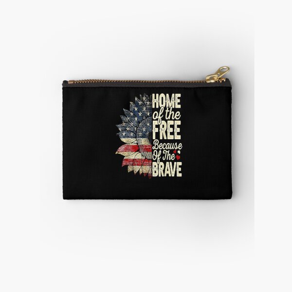 Item preview, 4th Of July Sunflower Home Of The Free Because Of The Brave designed and sold by marymc curdy ⭐⭐⭐⭐⭐.