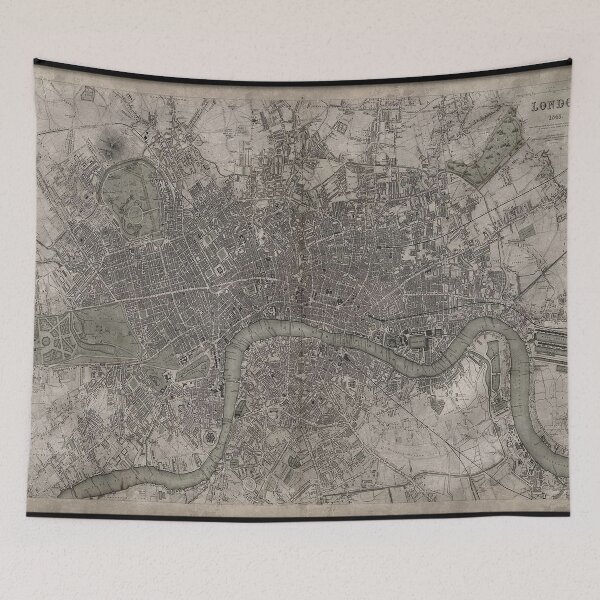 Item preview, Vintage Map of London designed and sold by KALEIDOSCOPE UK.