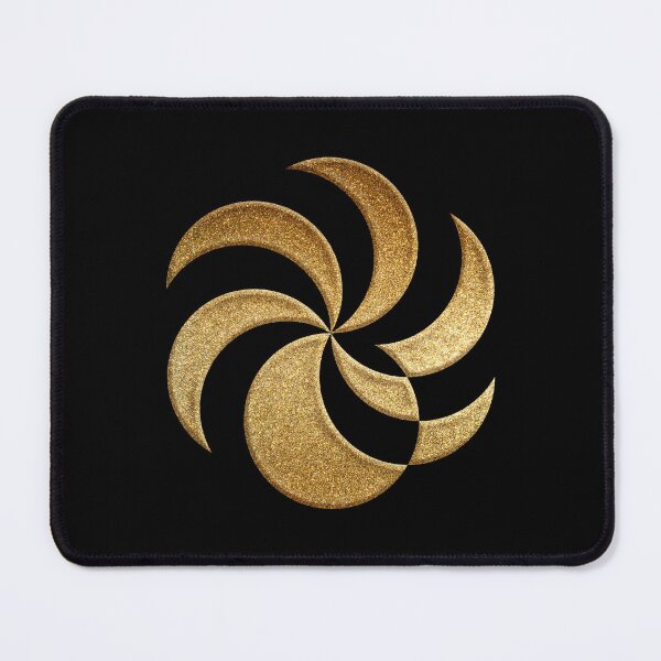 Item preview, Ehime Prefecture Symbol in Gold Faux designed and sold by Takeda-art.