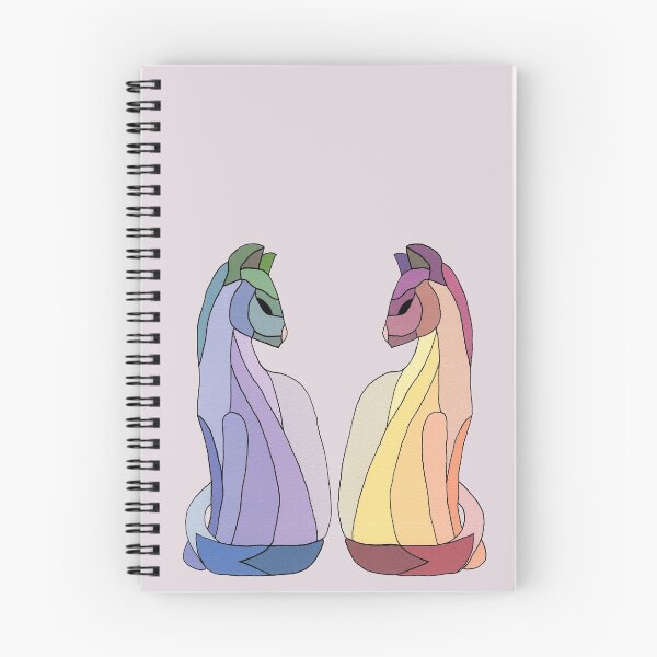 Item preview, Gatos de fuego e hielo designed and sold by Karen  Todman -Aroca Designs-.