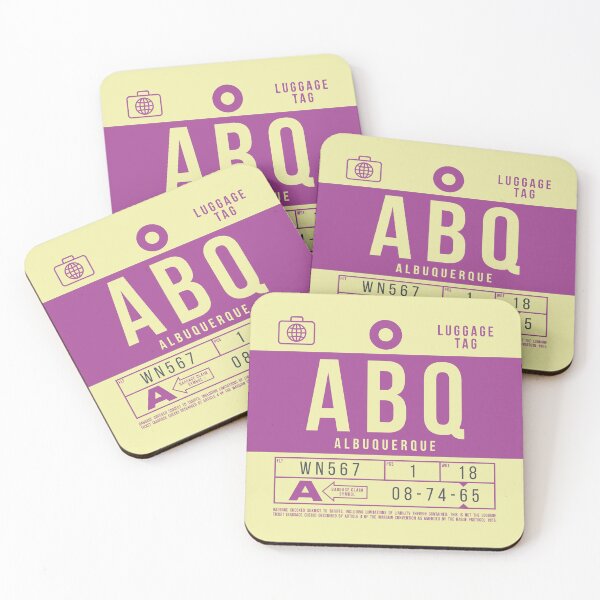 Item preview, Luggage Tag B - ABQ Albuquerque New Mexico USA designed and sold by VoodooCircus.