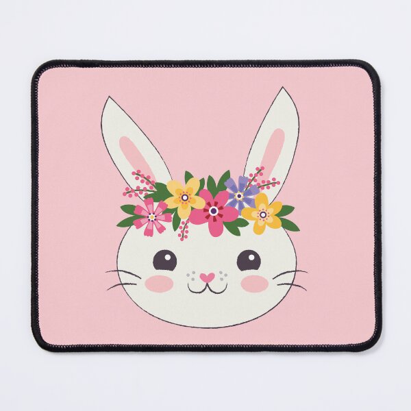 Item preview, Love Bunny with Floral Crown designed and sold by Daisy Beatrice.