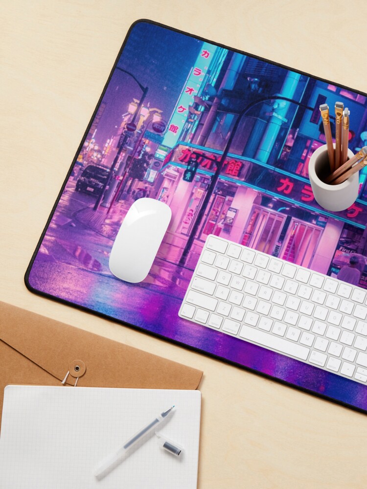 Alternate view of Neon Nostalgia Mouse Pad