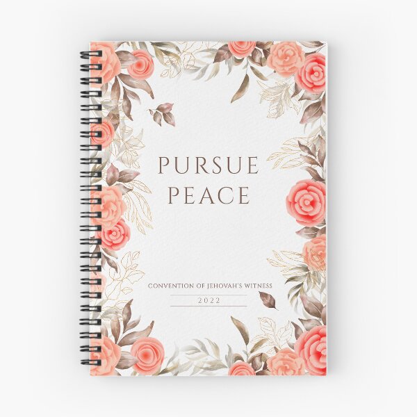 Item preview, PURSUE PEACE - 2022 JW Convention (Elegant Floral) designed and sold by KA DESIGNS.