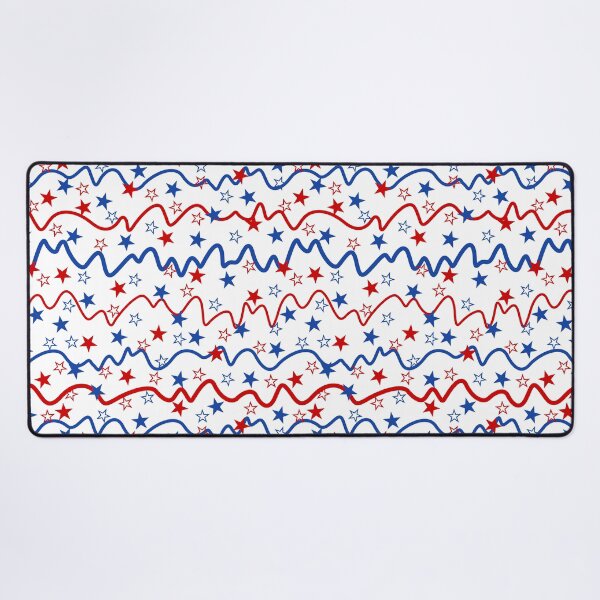 Item preview, Amercian Patriotic ZigZag Stripes and Stars Pattern designed and sold by mrhighsky.
