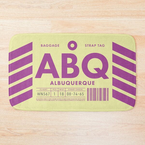 Item preview, Luggage Tag D - ABQ Albuquerque New Mexico USA designed and sold by VoodooCircus.