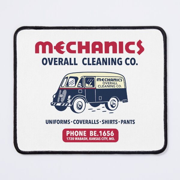 Item preview, MECHANICS OVERALL CLEANING CO. designed and sold by BUNNYROBBER.