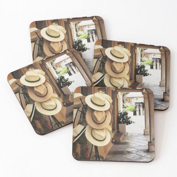 Item preview, THE HAT SHOP IN OLD CORFU TOWN GREECE IONION ISLANDS ART PRINTS designed and sold by nickbrayimages.