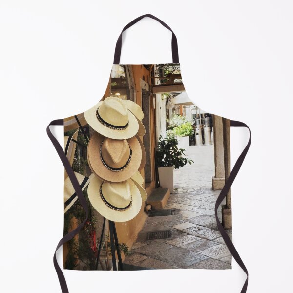Item preview, THE HAT SHOP IN OLD CORFU TOWN GREECE IONION ISLANDS ART PRINTS designed and sold by nickbrayimages.