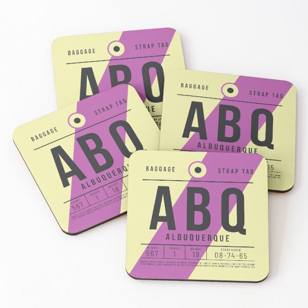 Item preview, Luggage Tag E - ABQ Albuquerque New Mexico USA designed and sold by VoodooCircus.