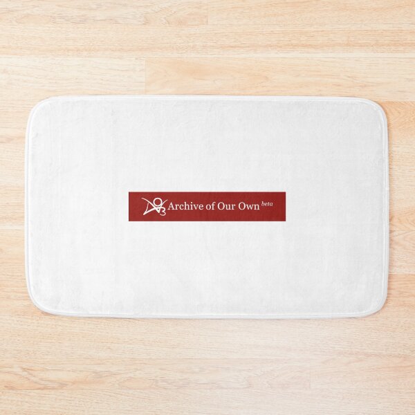 Item preview, Archive of our own Combination Mark Logo (White)   designed and sold by HappyClamB.