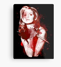 Splatter Buffy Metal Print
