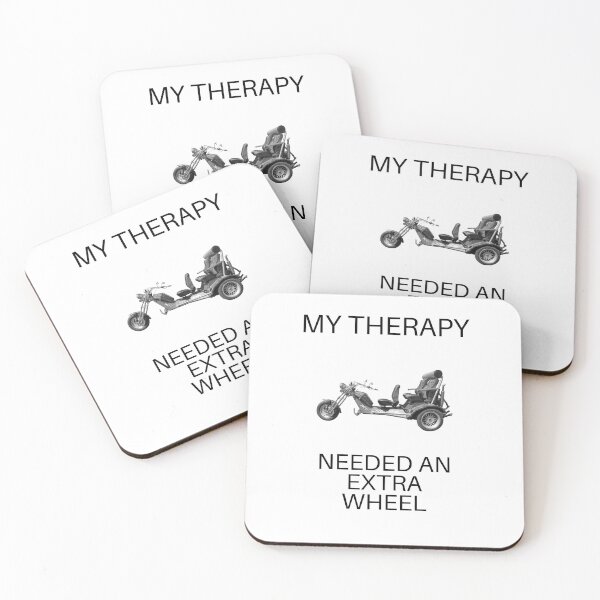 Item preview, Trike design, trike T-shirt, my therapy neede an extra wheel designed and sold by MayaAndNora.