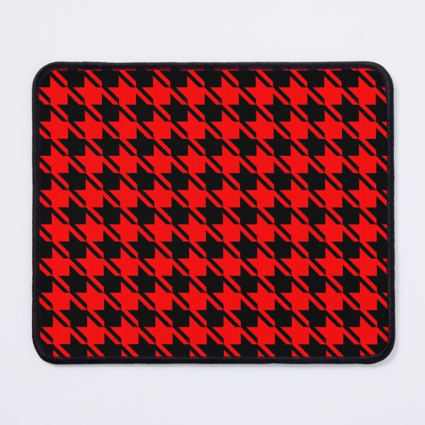 Item preview, Red and Black Houndstooth Pattern designed and sold by TMBTM.