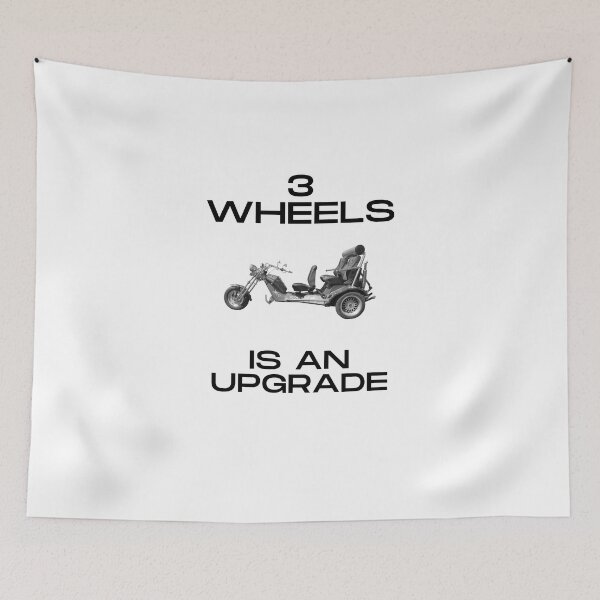 Item preview, Trike design, trike T-shirt, 3 wheels are an upgrade designed and sold by MayaAndNora.