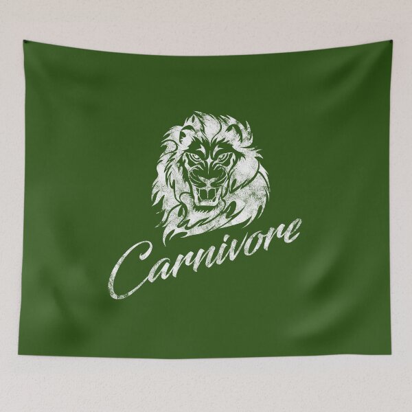 Item preview, Carnivore Lion, Vintage Distressed Look designed and sold by Nostalgia-Lab.