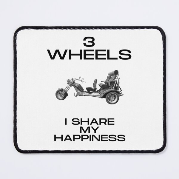 Item preview, Trike design, trike T-shirt, 3 wheels share my happiness designed and sold by MayaAndNora.