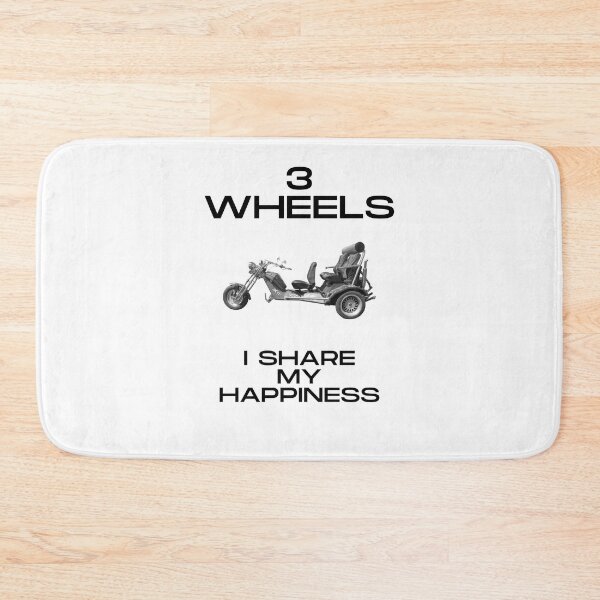 Item preview, Trike design, trike T-shirt, 3 wheels share my happiness designed and sold by MayaAndNora.