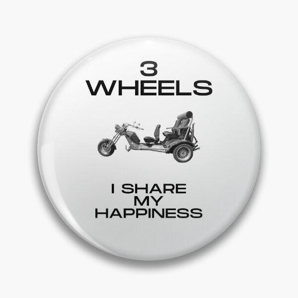 Item preview, Trike design, trike T-shirt, 3 wheels share my happiness designed and sold by MayaAndNora.