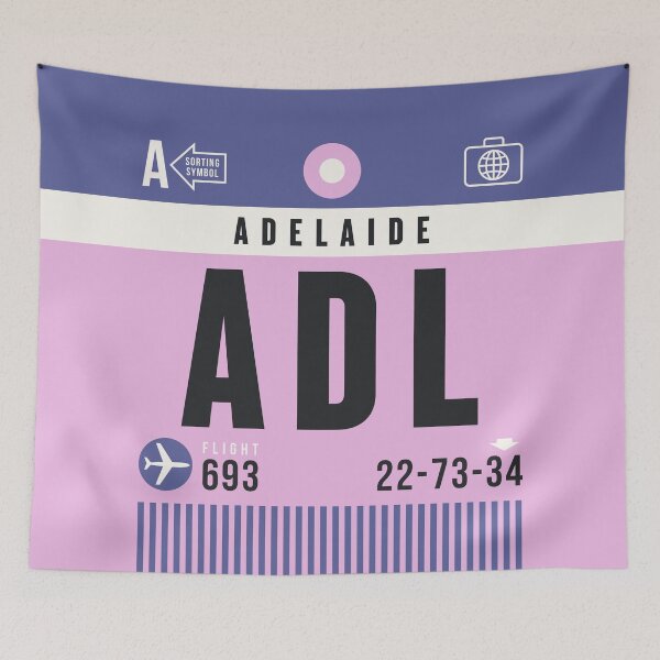 Item preview, Luggage Tag A - ADL Adelaide Australia designed and sold by VoodooCircus.