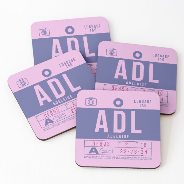Item preview, Luggage Tag B - ADL Adelaide Australia designed and sold by VoodooCircus.