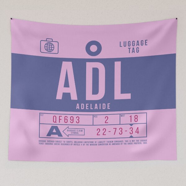 Item preview, Luggage Tag B - ADL Adelaide Australia designed and sold by VoodooCircus.