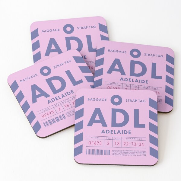 Item preview, Luggage Tag D - ADL Adelaide Australia designed and sold by VoodooCircus.