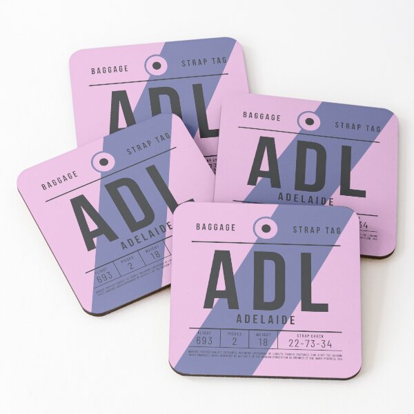 Item preview, Luggage Tag E - ADL Adelaide Australia designed and sold by VoodooCircus.
