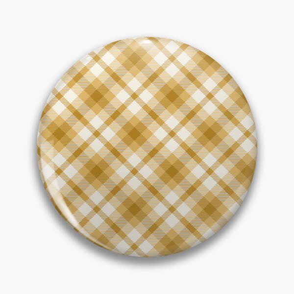 Item preview, Mustard Yellow Clan Clark  Diagonal Tartan Plaid Pattern,Scottish,scotland,Stewart,scots,Vintage,traditional,classic, designed and sold by Tamas Das.