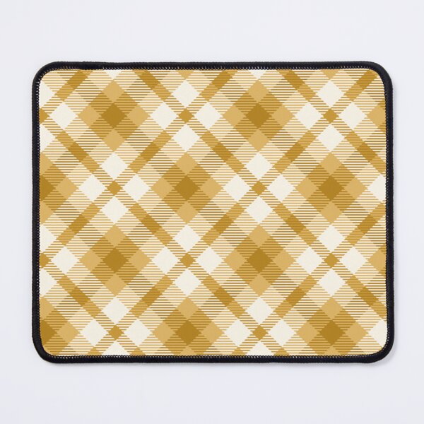 Item preview, Mustard Yellow Clan Clark Diagonal Tartan Plaid Pattern,Scottish,scotland,Stewart,scots,Vintage,traditional,classic, designed and sold by Tamas Das.