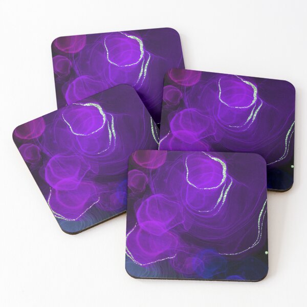 Item preview, Purple, blue, silver Abstract pattern designed and sold by Itzjustlife.