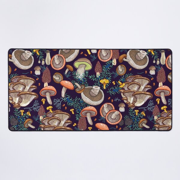 Dark dream forest Desk Mat