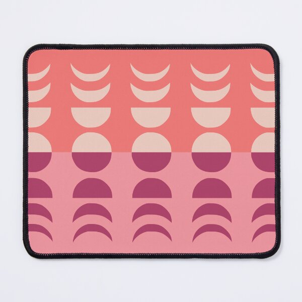 Artikelvorschau, Moon Phases 19 in Coral Purple Beige Pink entworfen und verkauft von nineFlorals.