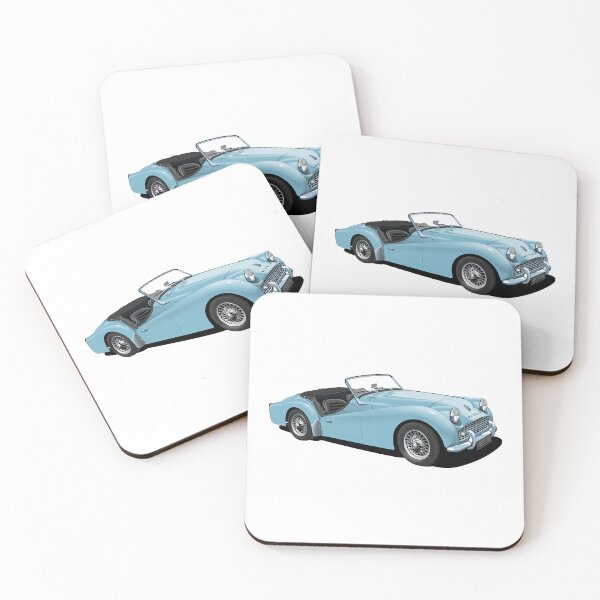 Item preview, Triumph TR3 in light blue designed and sold by CleopatraLopes.