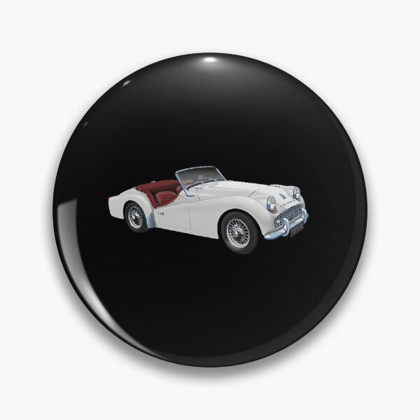 Item preview, Triumph TR3 in white designed and sold by CleopatraLopes.